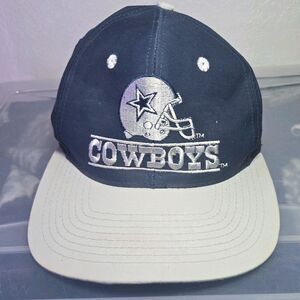 Vintage 90’s Dallas Cowboys Spellout Adjustable Hat Cap NFL Football Eastport